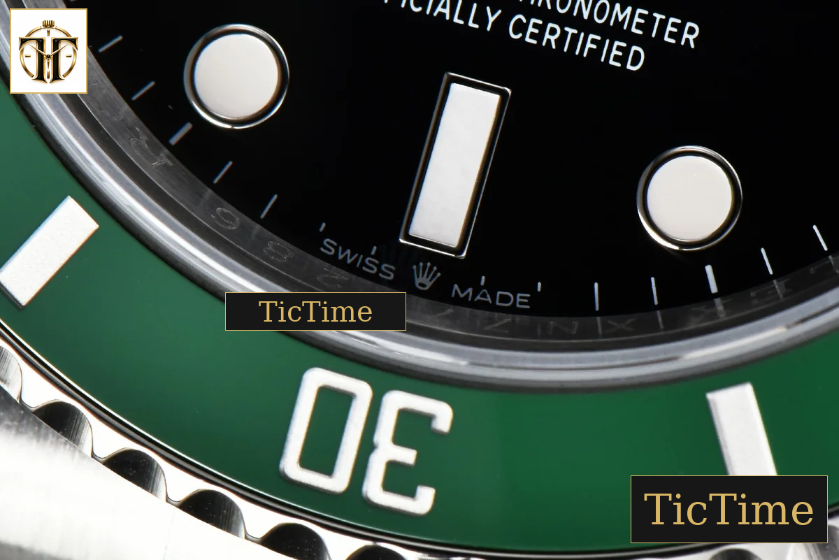 Submariner LV 126610 41mm Clean Factory Green Ceramic Black Dial SS Bracelet VR3235 — foto 8