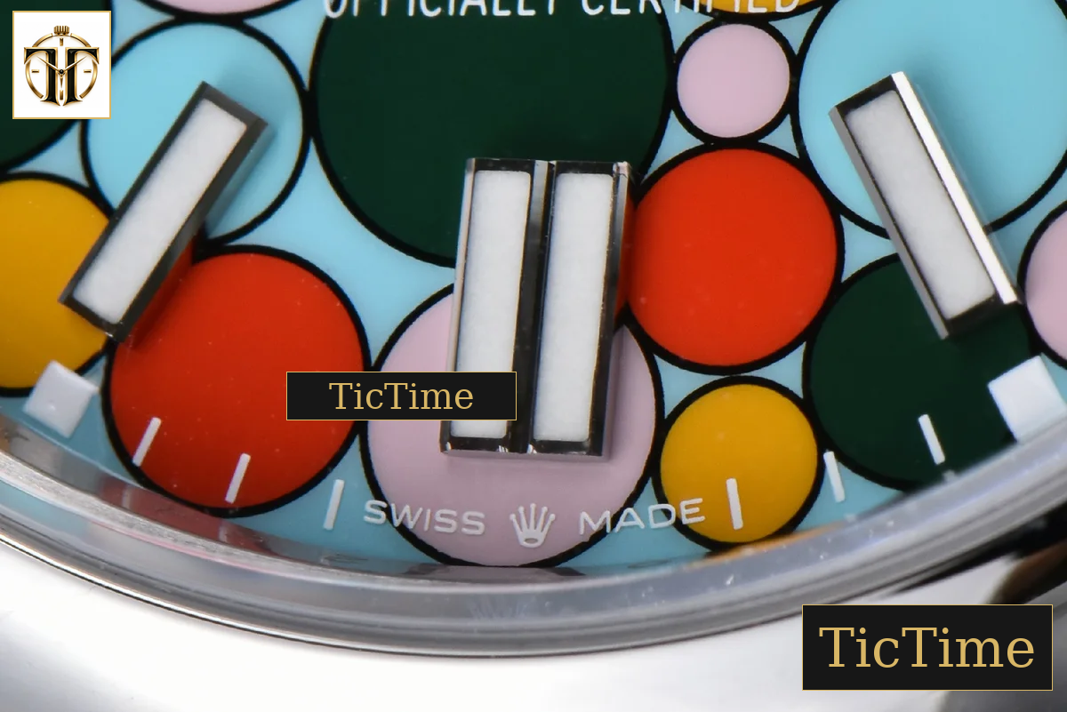 Oyster Perpetual 904L 124300 41mm VSF Tiffany Blue Celebration Ballon Dial SS Bracelet VS3235 — foto 9
