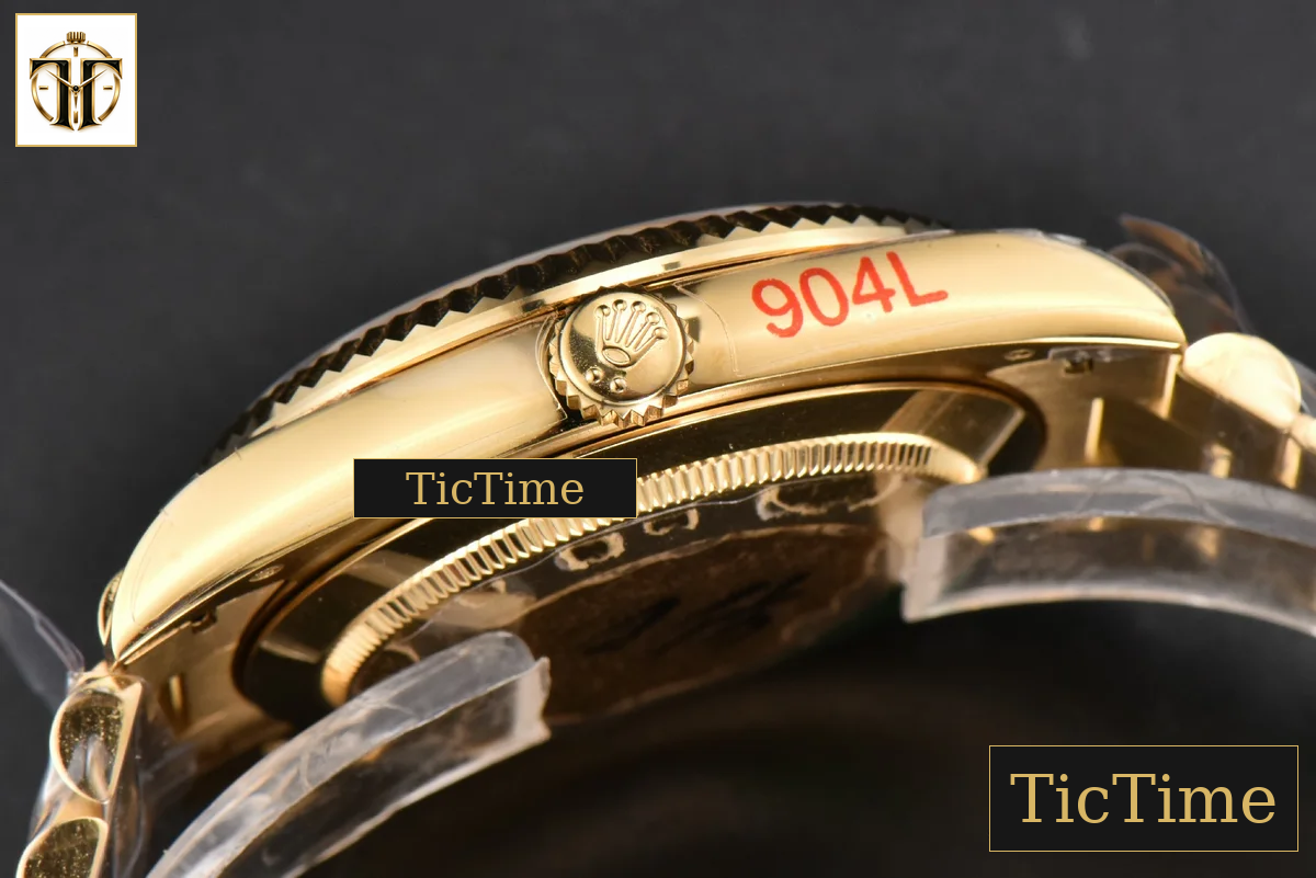 DayDate 904L 40mm GMF YG Green Dial YG Bracelet A2836 — foto 17
