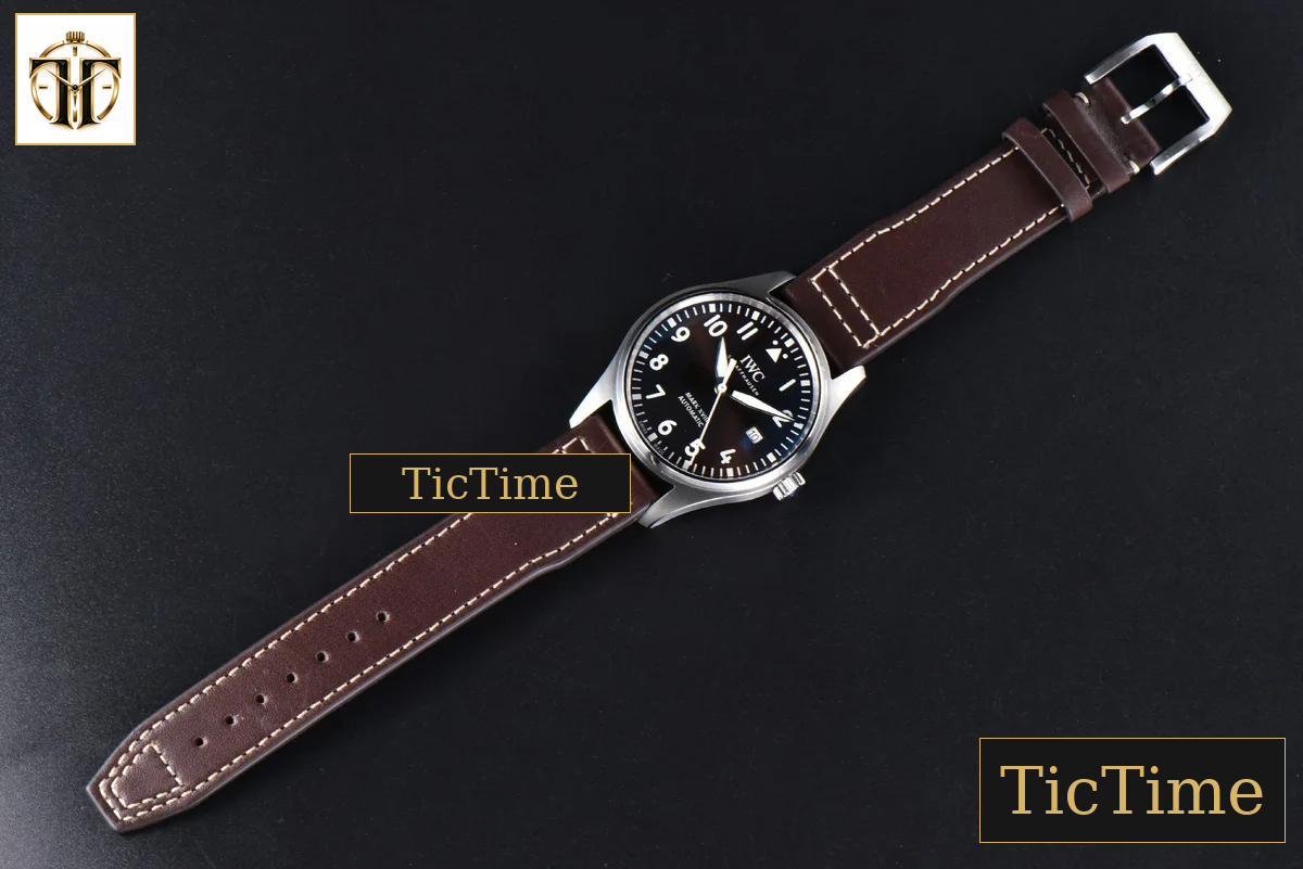 Mark XVIII IWC327003 40mm V7F Brown Dial Brown Leather Strap A2892 — foto 30