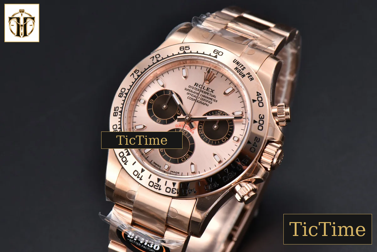 Daytona 116505 40mm BTF RG Dial Black Subdial RG Bracelet SA4130 — foto 4