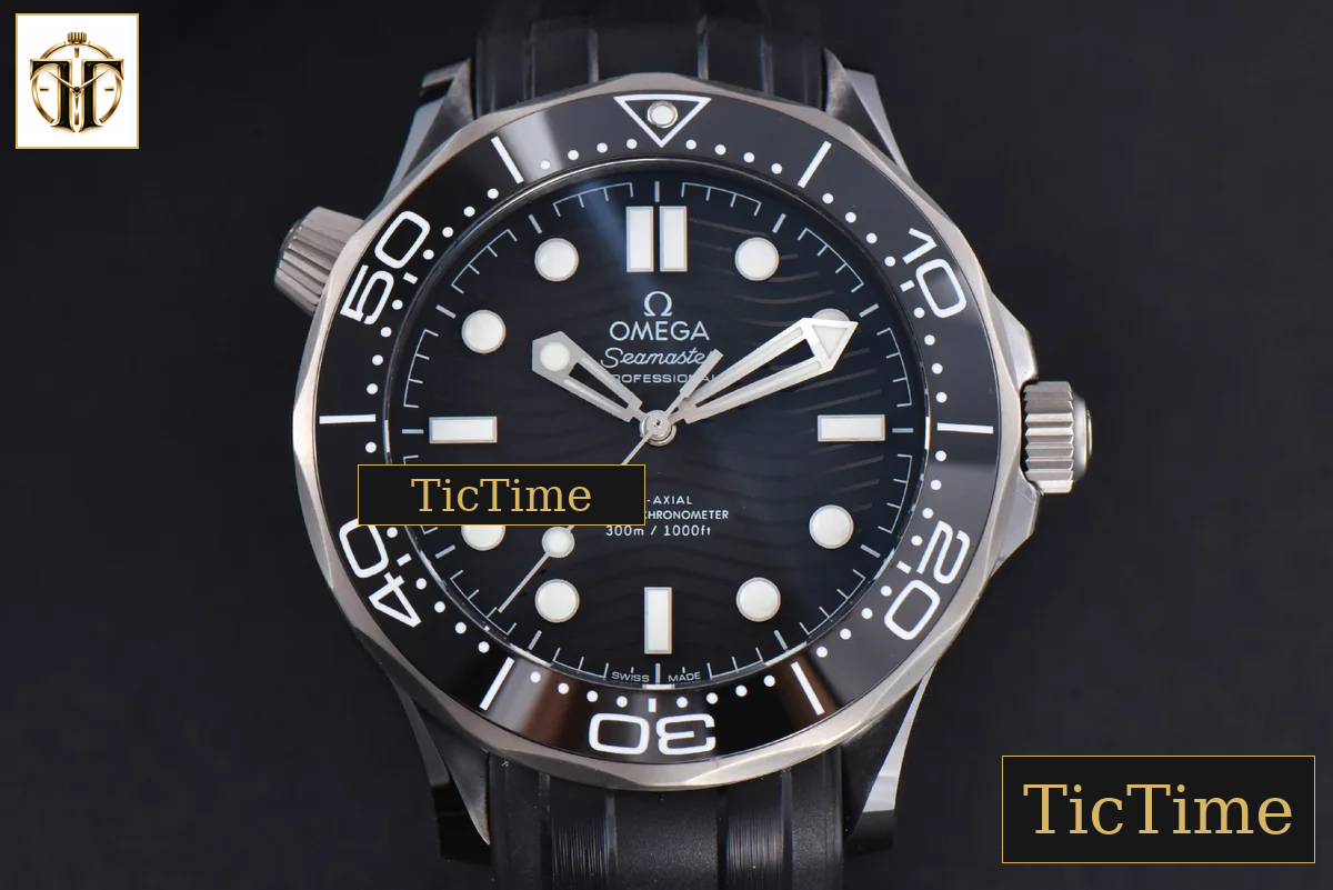 Seamaster Diver 43.5mm VSF Ceramic 300M Black Dial Rubber Strap A8806 — foto 2