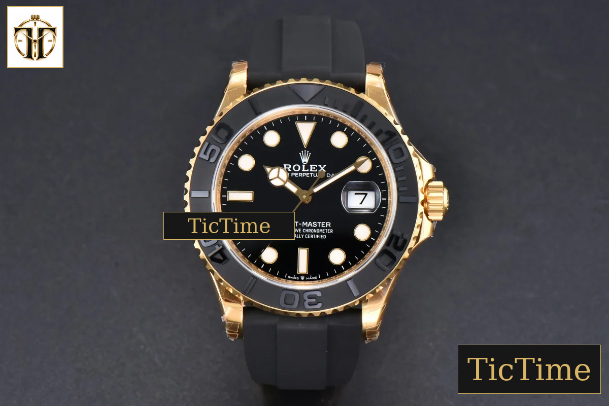 Yacht-Master 226658 42mm VSF YG Ceramic Black Dial Oysterflex Strap V2 Tungsten Weighted VS3235 — foto 3