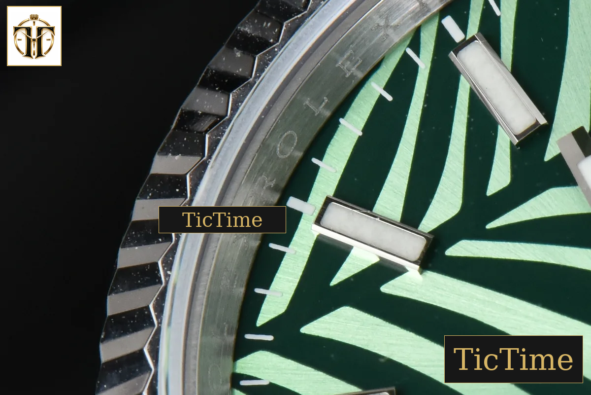 DateJust 36mm BPF Green Plam Dial Jubilee Bracelet A2824 — foto 9