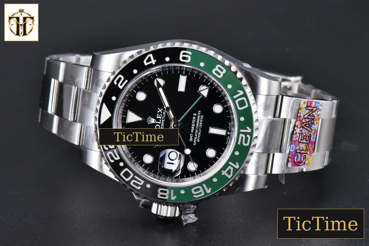 GMT Master II VTNR V3 Sprite 126720 Clean Factory Black/Green Bezel Oyster Bracelet CHS DD3285 — foto 16