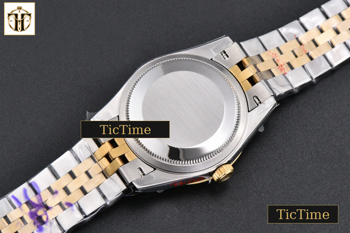 DateJust 904L 31mm GMF Diamond Bezel Red Dial Diamond Marker YG/SS Jubilee Bracelet A2824 — foto 19