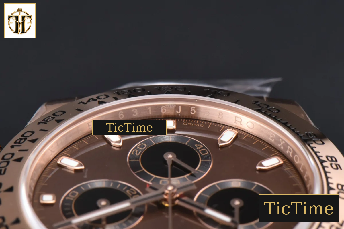 Daytona 116505 40mm BTF Brown Dial Black Subdial RG Bracelet SA4130 — foto 14