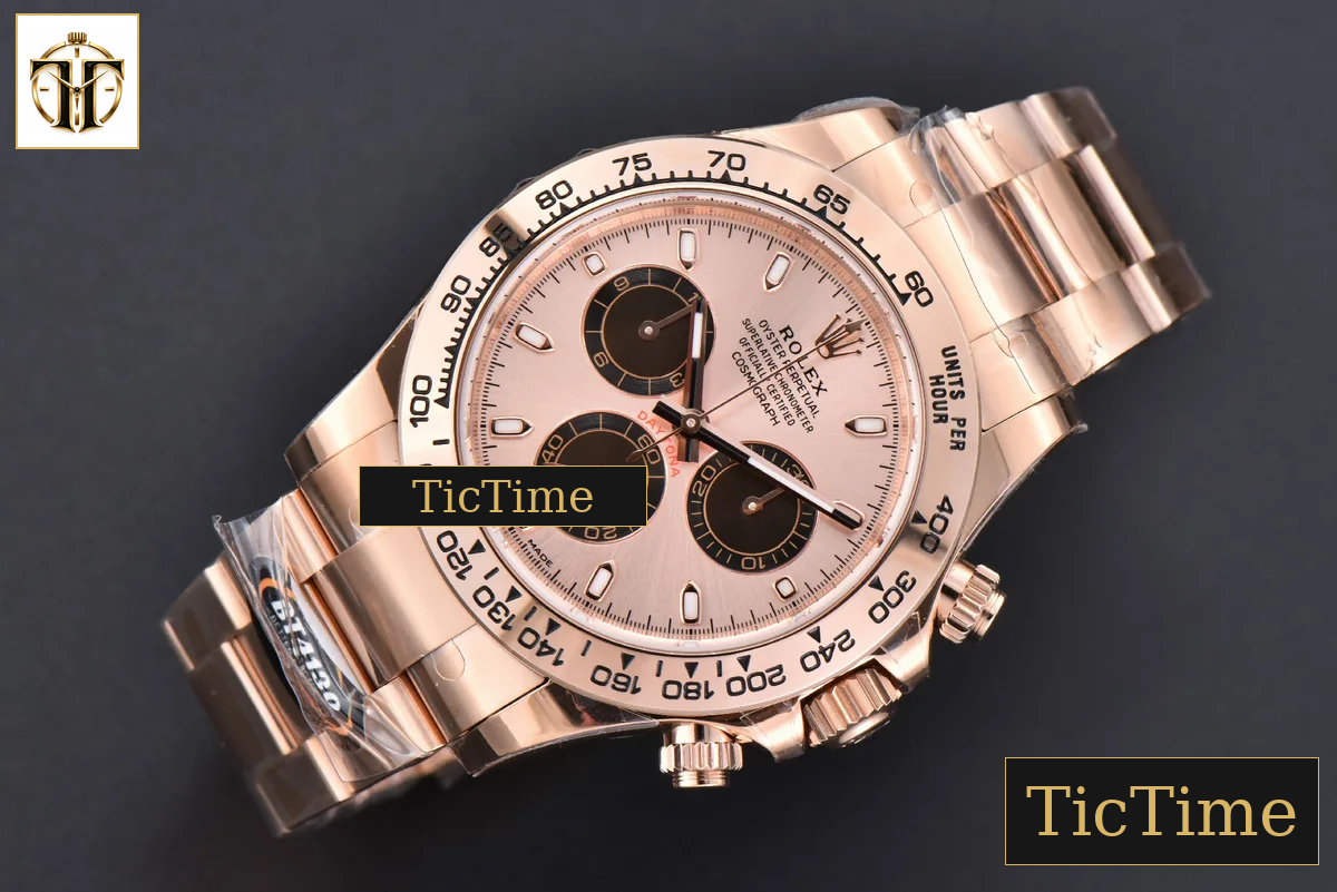 Daytona 116505 40mm BTF RG Dial Black Subdial RG Bracelet SA4130 — foto 15