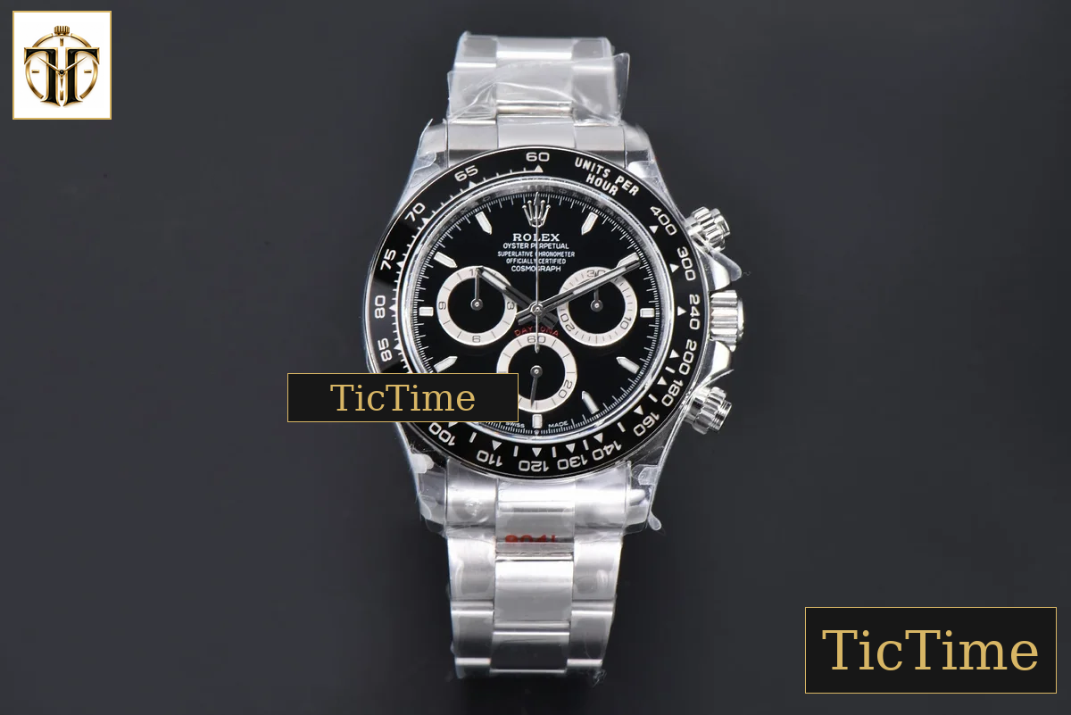 Daytona 904L 126500 40mm BPF SS Black Bezel Black Dial SS Bracelet SH4131 — foto 2