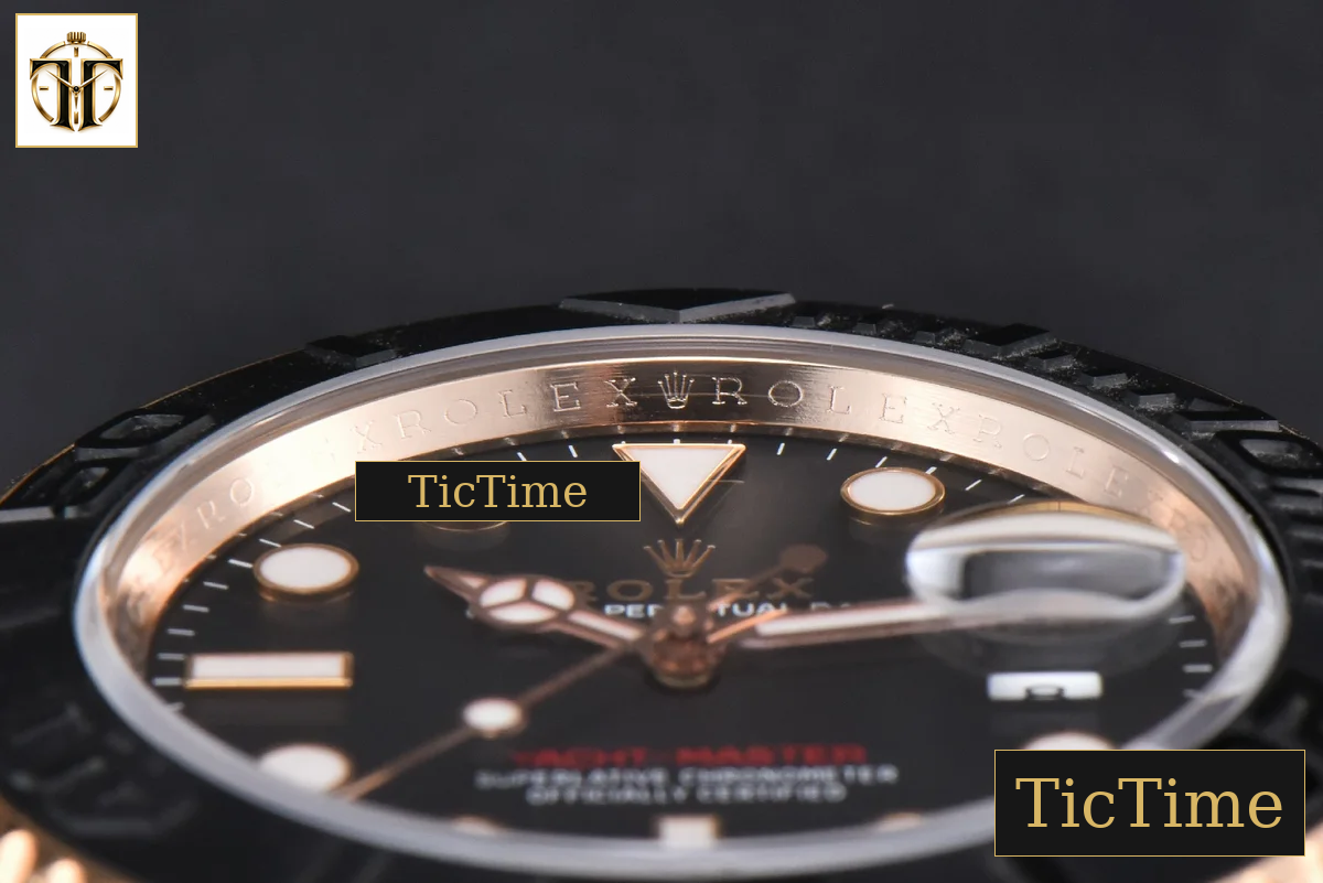 Yacht-Master 126622 40mm ARF RG Black Ceramic Bezel Oysterflex Strap VR3235 — foto 13