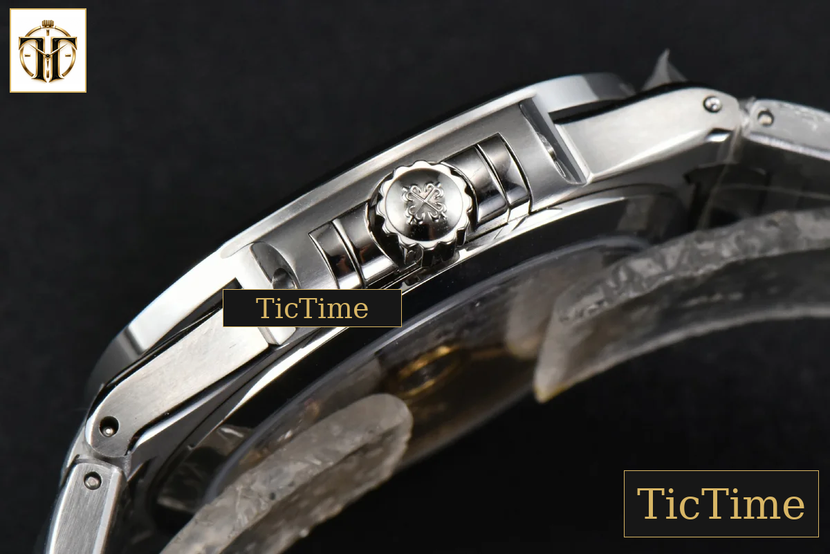 Nautilus Ladies 7118 35mm 3KF Diamond White Dial SS Bracelet 324CS — foto 13