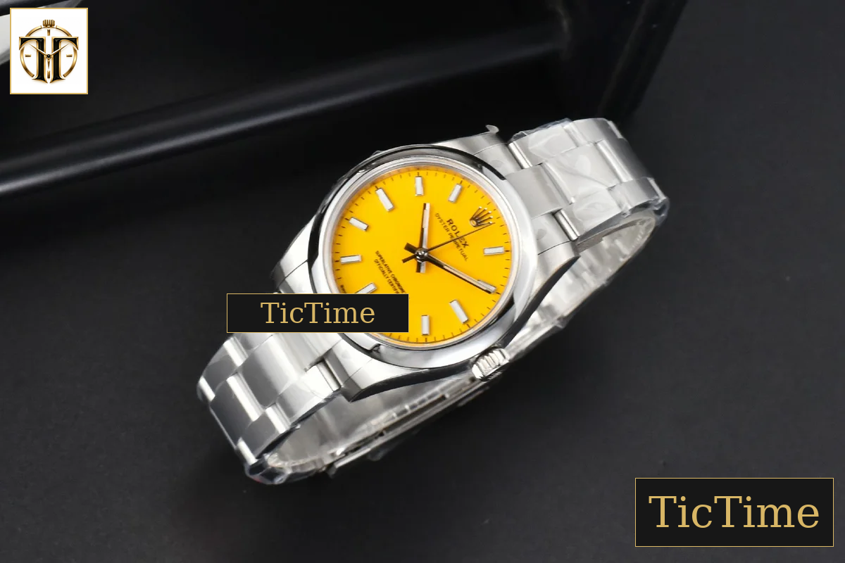 Oyster Perpetual 277200 31mm EWF Yellow Dial SS Bracelet A3230 — foto 15