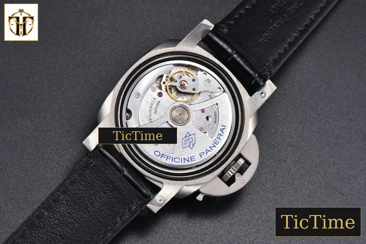 Luminor GMT PAM1279 42mm VSF Titanium Blue Dial Dark Blue Leather Strap P9011 — foto 16