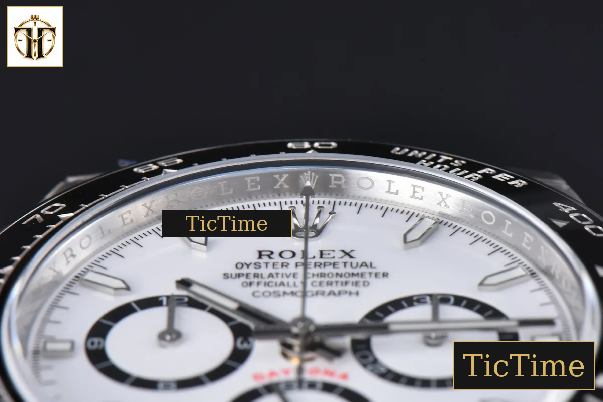 Daytona 904L Steel 126500 40mm APSF White/Panda Dial SS Braclet SH4131 — foto 13