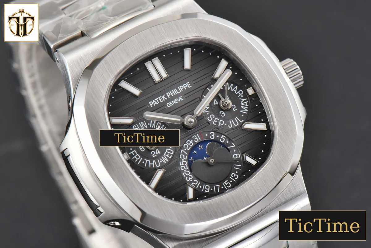 Nautilus 5740 40mm TWF Black Dial SS Bracelet A240 — foto 12