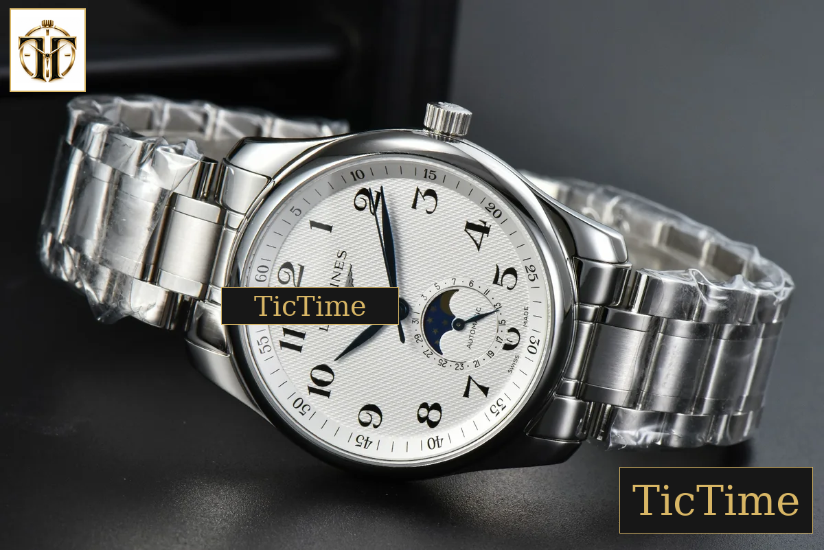 Master Moonphase 40mm GF White Dial SS Bracelet A899 — foto 11