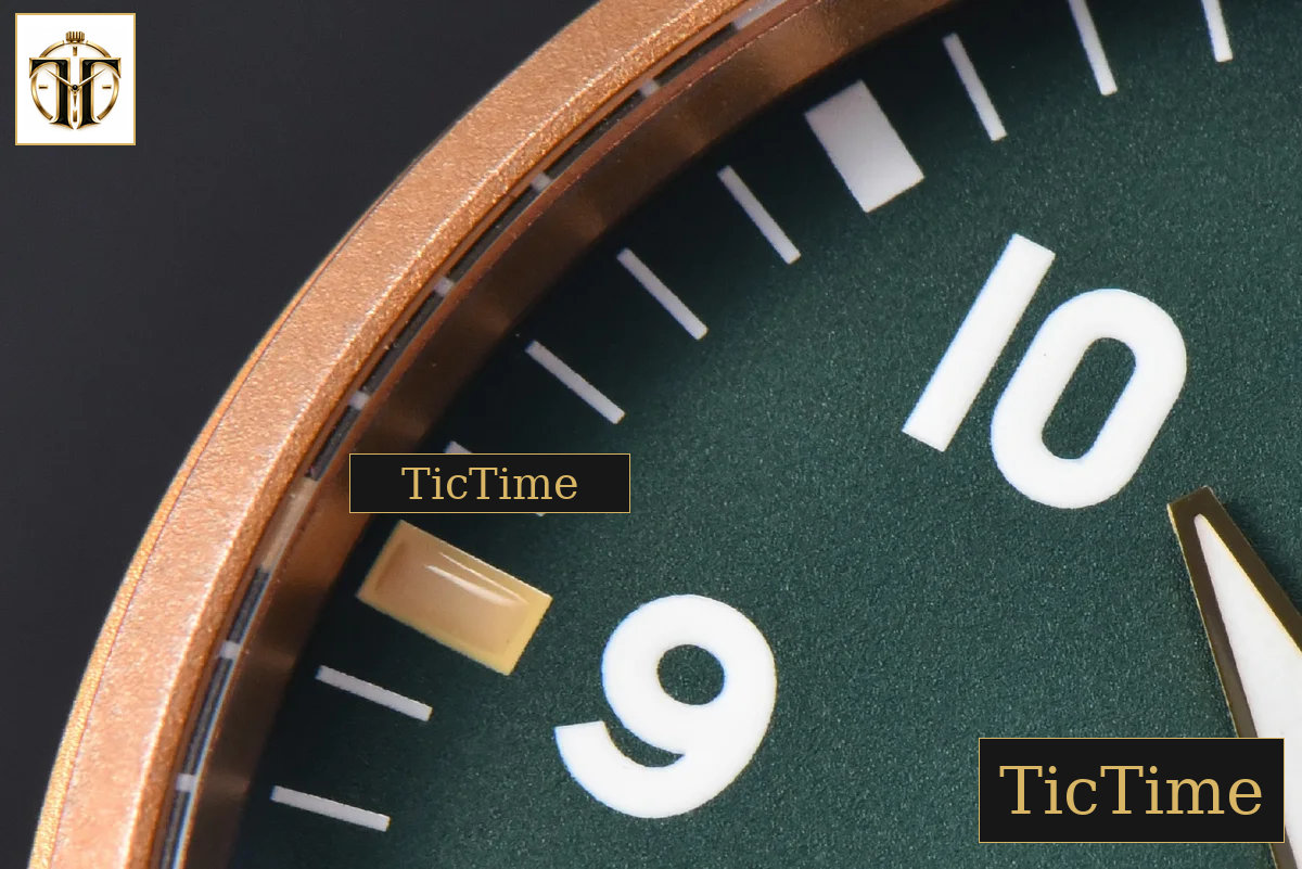 Big Pilot IW329702 43.8mm M+F Bronze Green Dial Green Rubber Strap A2892 — foto 7