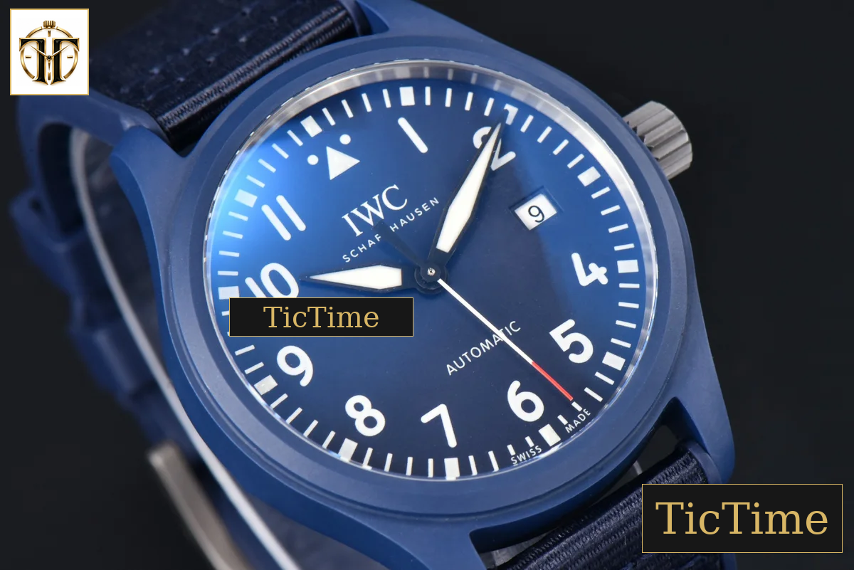 Laureus IW328101 41mm V7F Blue Ceramic Blue Dial Nylon/Rubber Strap — foto 12