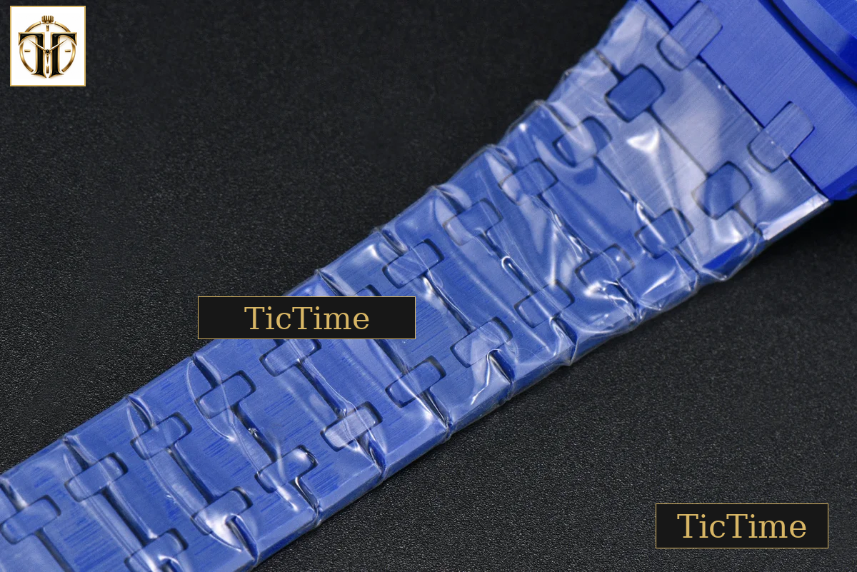 Royal Oak Chronograph 26240 41mm APSF Blue Ceramic Black Checkered Dial Black Subdial Ceramic Bracelet V2 Free Sprung SH4401 — foto 31
