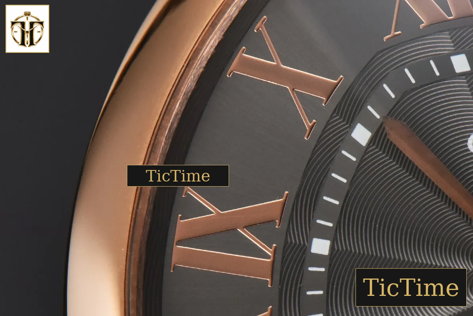 Drive de Cartier 40mm APS RG Gray Dial Brown Leather Strap A23J — foto 6