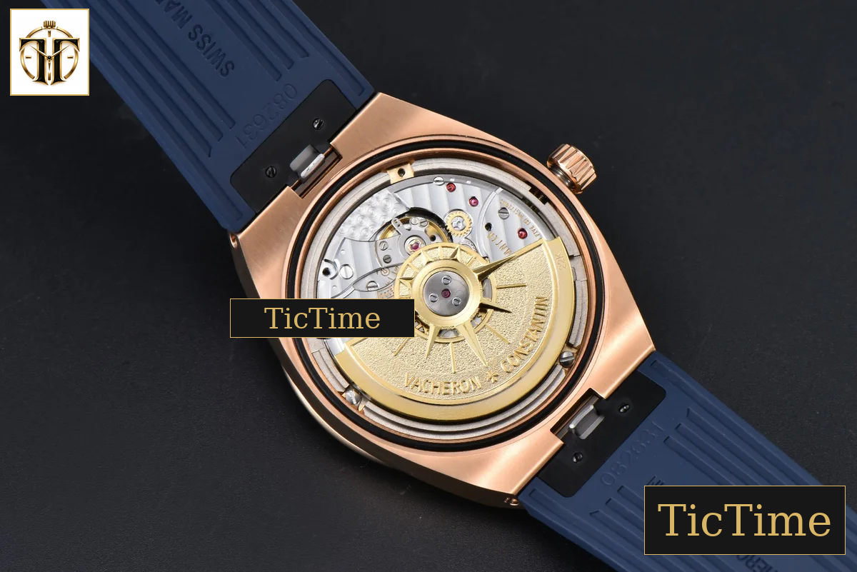 Overseas 4500V 41mm PPF RG Blue Dial Blue Rubber Strap A5100 — foto 17