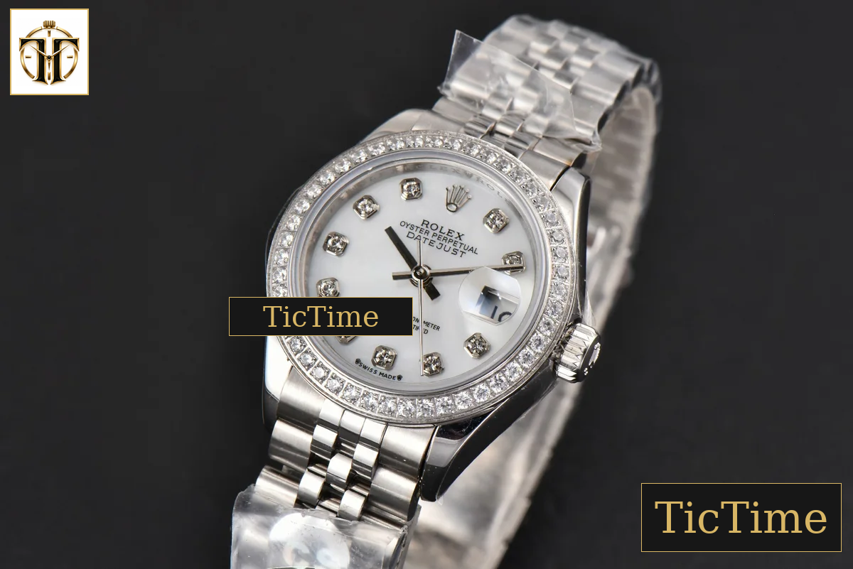 DateJust Ladies 28mm WF Diamond MOP Dial Diamond Marker Jubilee Bracelet A2236 — foto 5