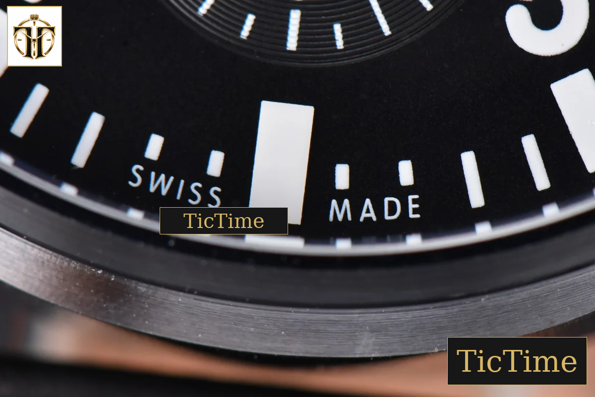 Pilot Chrono Spitfire IW377709 43mm ZF Black Dial Black Leather Strap A7750 — foto 5