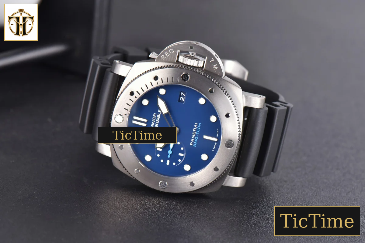 Luminor Submersible 1950 BMG Tech PAM692 47mm VSF Blue Dial Rubber Strap P9010 — foto 10