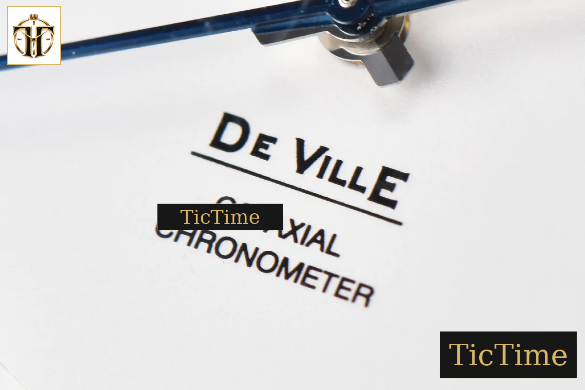 De Ville Hour Vision 41mm VSF White Dial Roma Marker SS Bracelet A8500 — foto 5