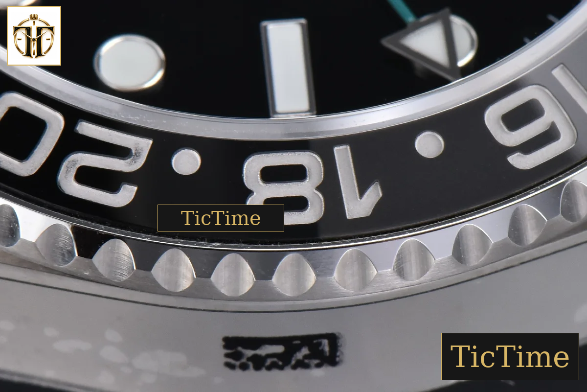 GMT Master II GRNR 904L 126710 40mm GMF Black/Gray Bezel Black Dial Osyter Bracelet VR3285 — foto 15