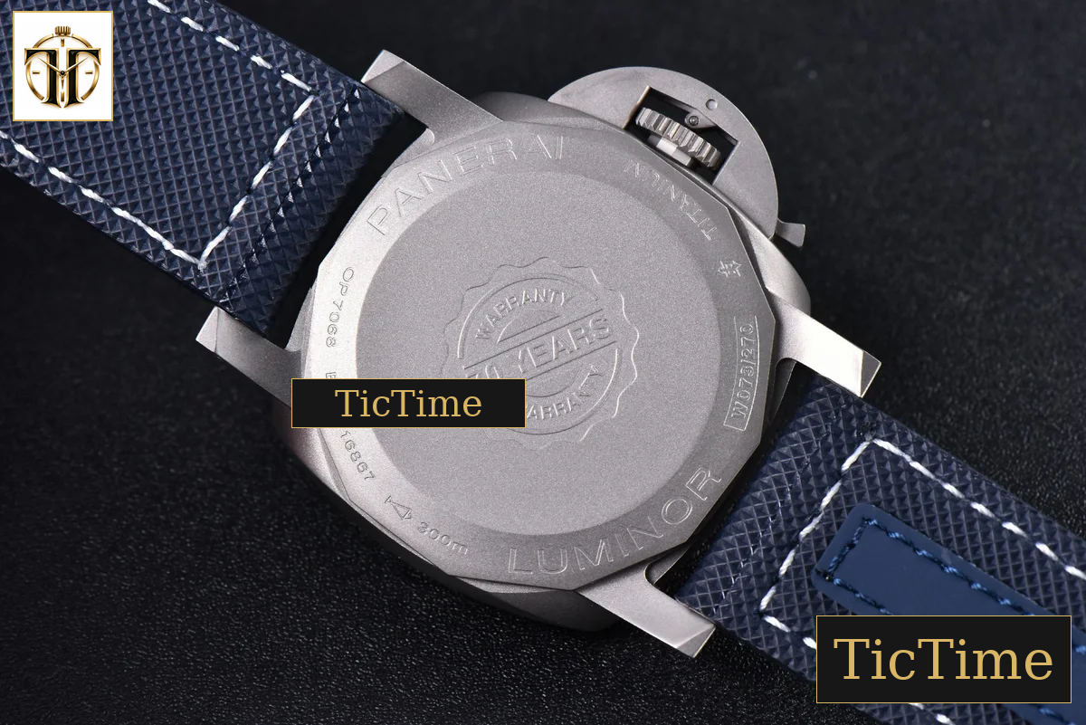 PAM1117 44mm VSF Titanium Blue Dial Blue Rubber Strap P9010 — foto 15