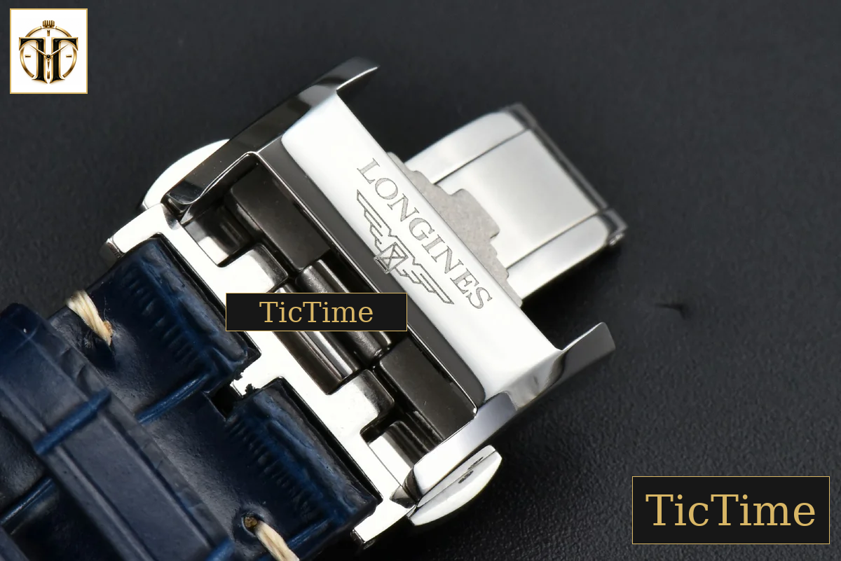 Master Moonphase 40mm GF Blue Dial Diamond Marker Blue Leather Strap A899 — foto 24