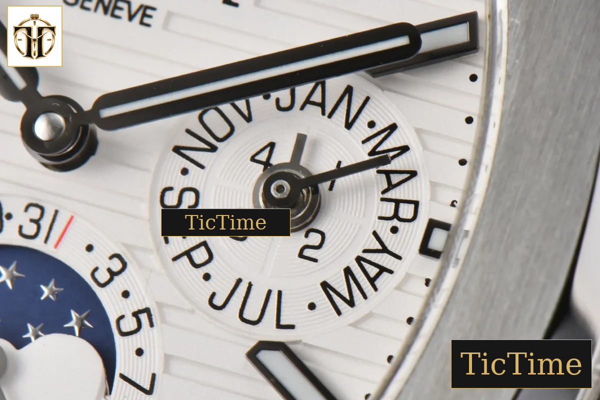 Nautilus 5740 40mm TWF White Dial SS Bracelet A240 — foto 7