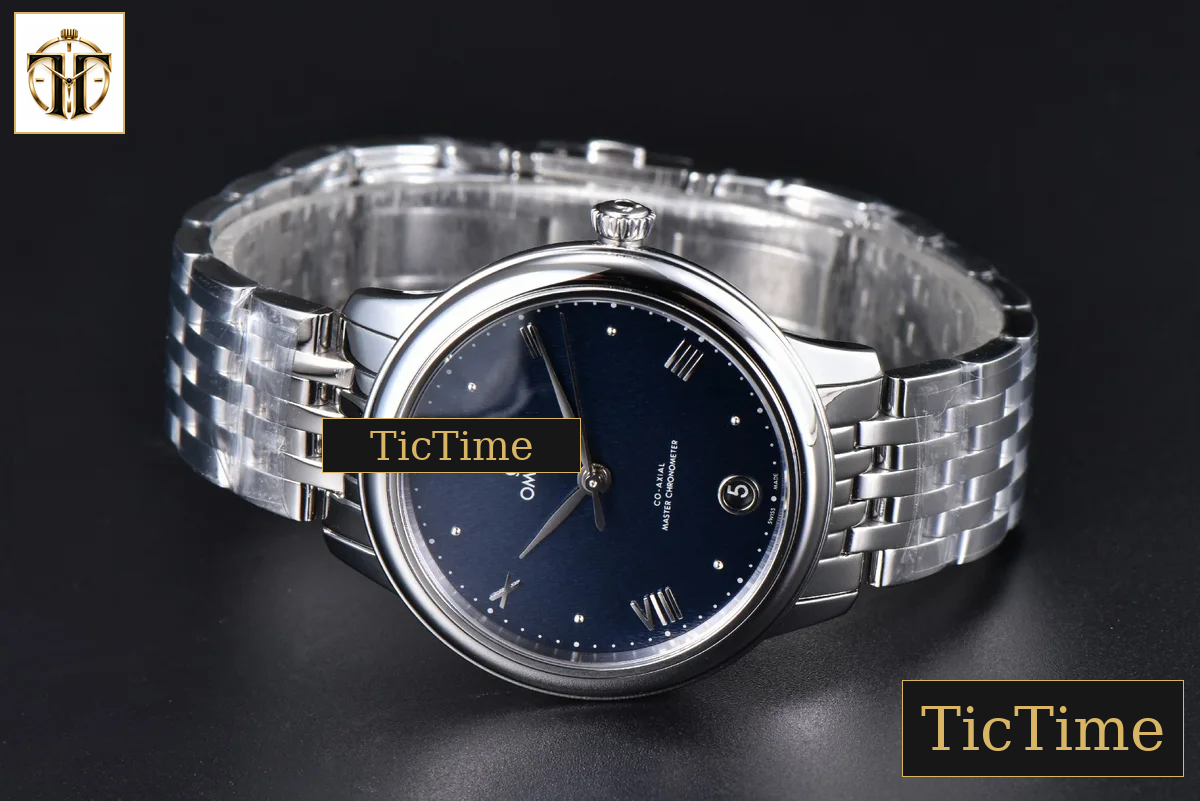 De Ville Ladies Prestige 34mm VSF Blue Dial SS Bracelet A8800 — foto 12