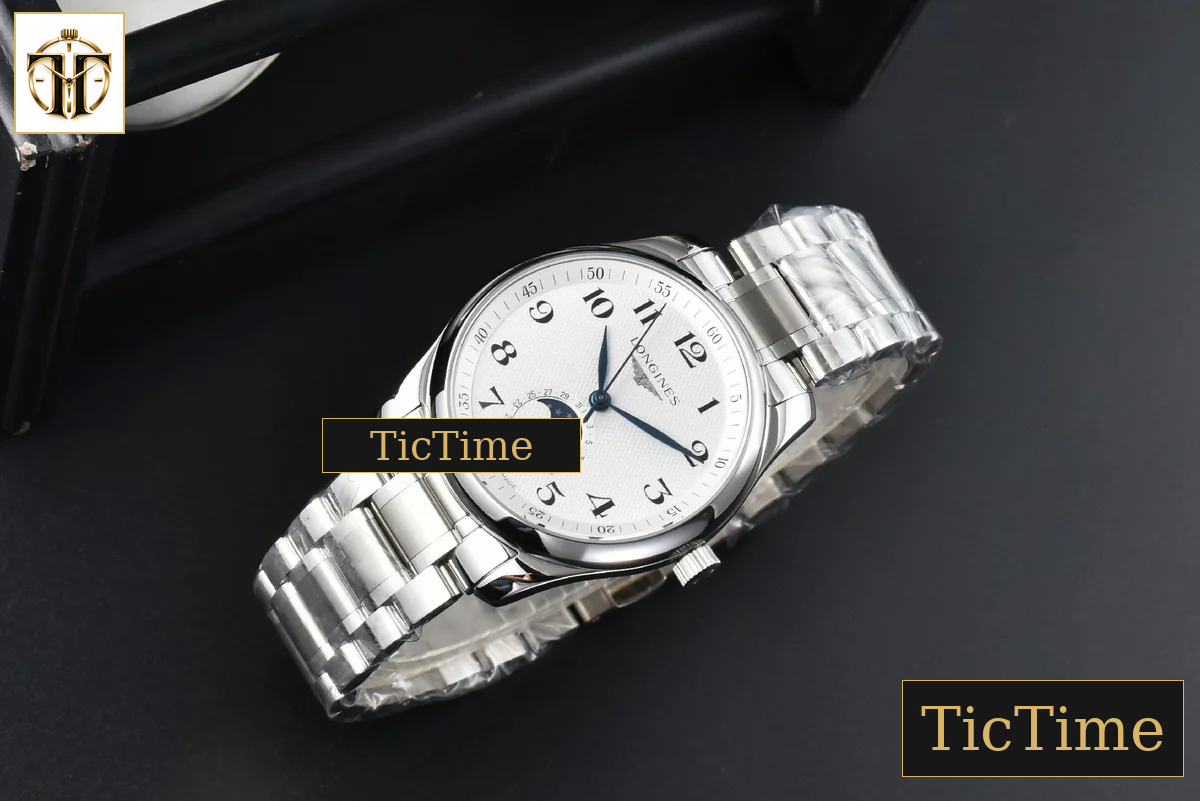 Master Moonphase 40mm GF White Dial SS Bracelet A899 — foto 13