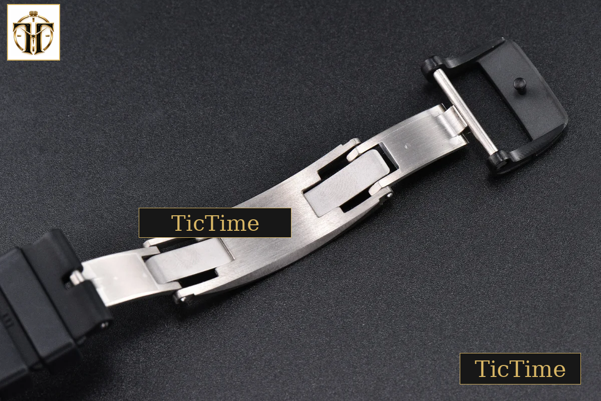 NTPT RM035-02 ZF Red Bezel Black Skeleton Dial Red Crown Black Rubber Strap V7 RMAL1 — foto 23