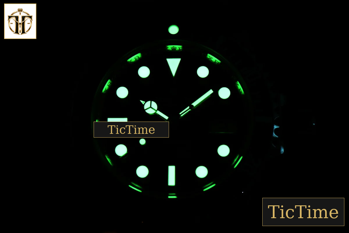 Submariner LV 16610 40mm RAF Green Bezel 904L SS Bracelet No Rehaut SH3135 — foto 37