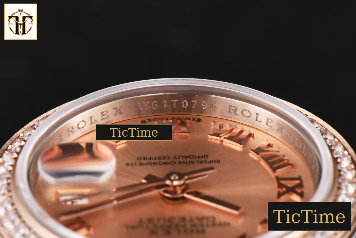 DateJust Ladies 28mm WF RG/SS Diamond RG Dial Roma Marker Jubilee Bracelet A2236 — foto 14