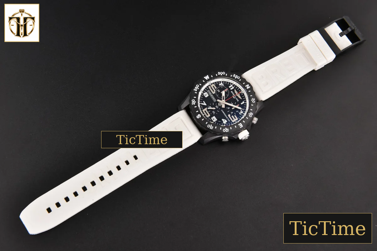 Endurance Pro 44mm OF White Chronometer Dial White Rubber Strap Swiss Quartz — foto 25