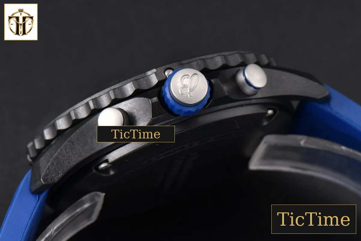 Endurance Pro 44mm OF Blue Chronometer Dial Blue Rubber Strap Swiss Quartz — foto 18