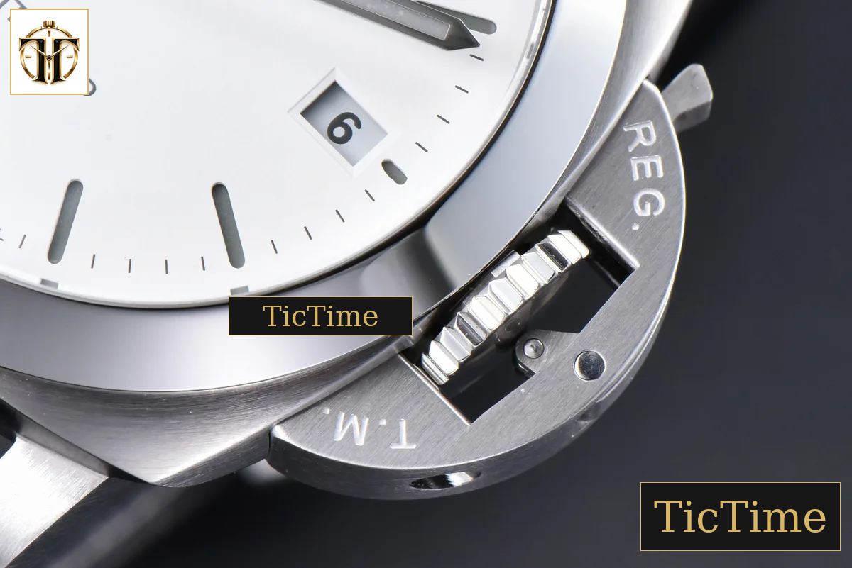Luminor Quaranta BiTempo PAM1367 40mm VSF White Dial Leather Strap P900 — foto 9