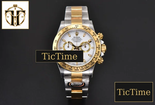 Foto frontal — Daytona 116503 BTF YG/SS White Dial YG/SS Bracelet SA4130