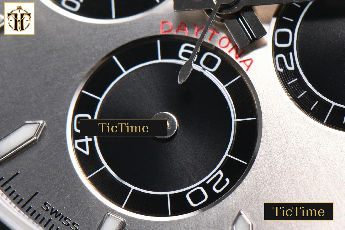 Daytona UFO 126519 40mm UF Gray Black Subdial Oysterflex Strap (Free Sprung) UF4131 — foto 9
