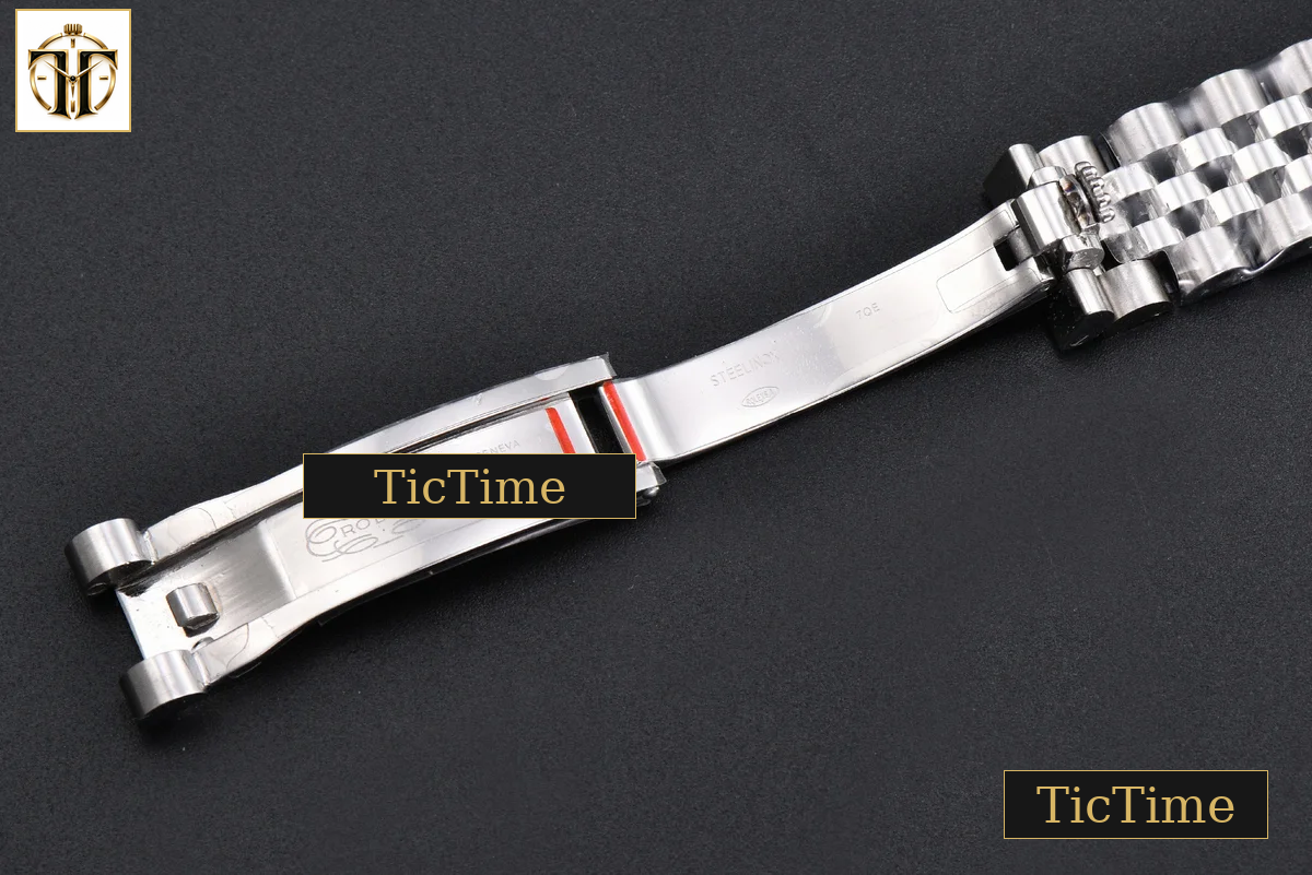 DateJust 904L 31mm GMF Diamond Bezel Red Dial Diamond Marker SS Jubilee Bracelet A2824 — foto 32