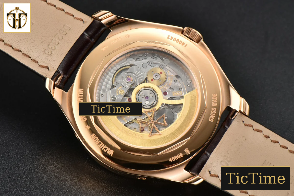 Fiftysix Complete Calendar 40mm ZF RG White Dial Brown Leather Strap A2460 — foto 18