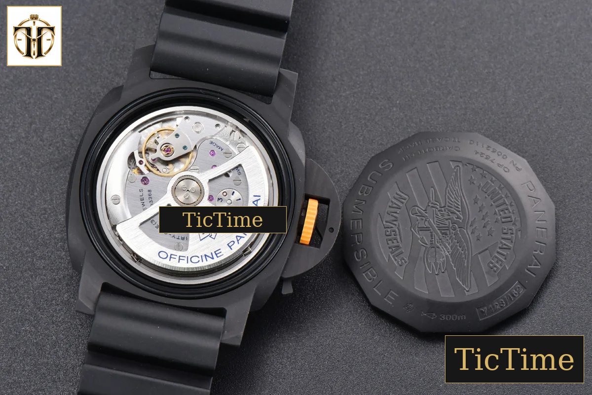 Submersible GMT Carbotech PAM 1324 44mm VSF Black Dial Rubber Strap P900 — foto 20