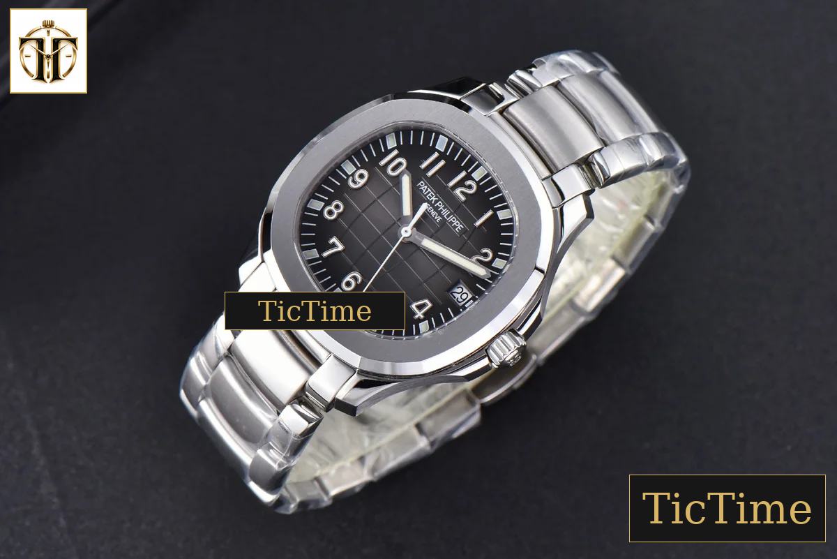 Aquanaut 5167 40mm 3KF Black Dial SS Bracelet A324 — foto 5