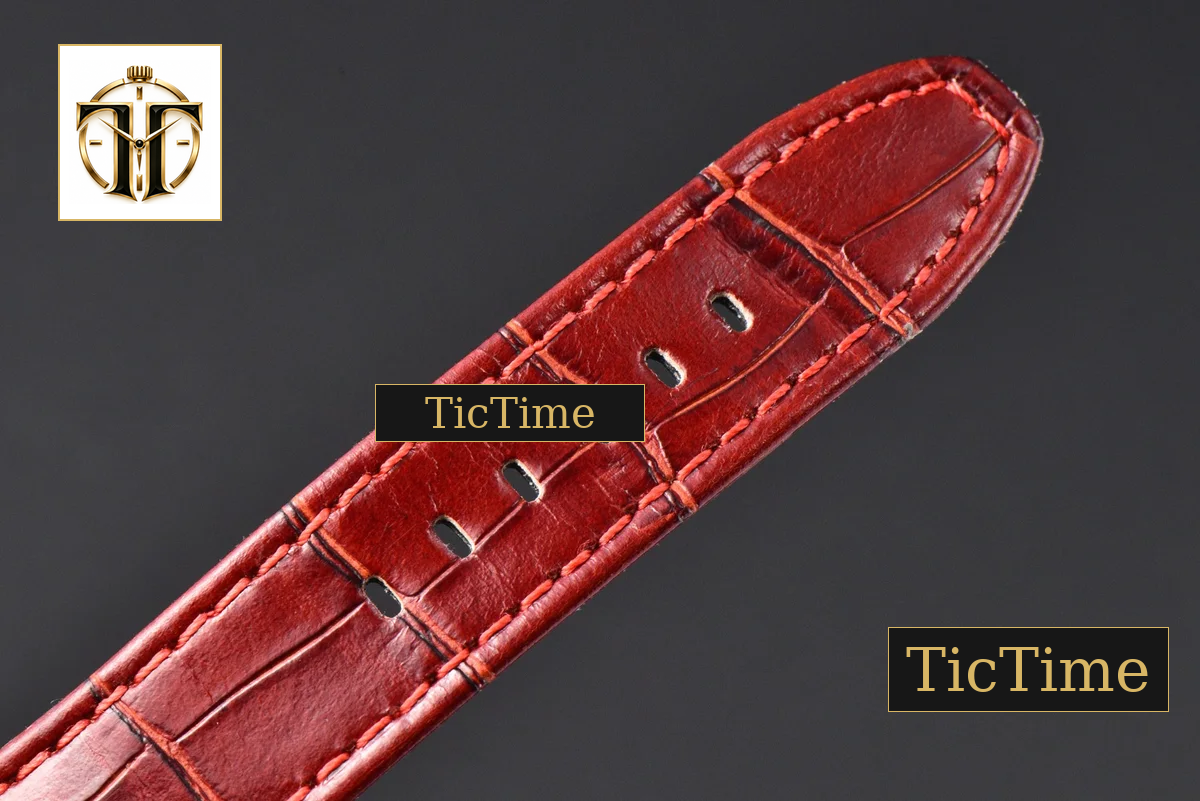 Code 11.59 Chrono 26393 41mm APSF SS Red/Black Dial Red Leather Strap SA4401 — foto 20