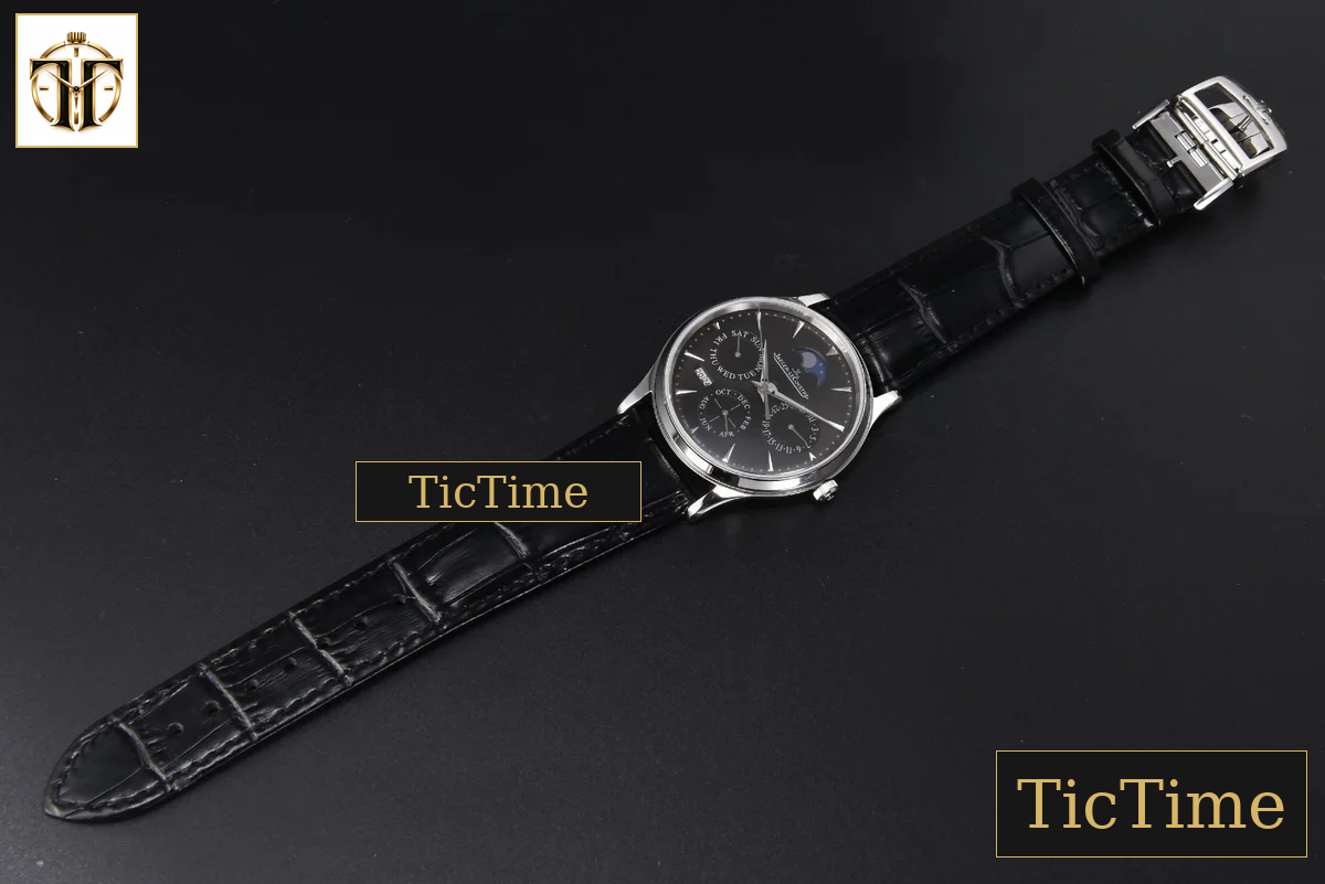 Master Ultra Thin Perpetual Calendar 39mm VRF SS grey Dial Black Leather Strap MY9015 — foto 31