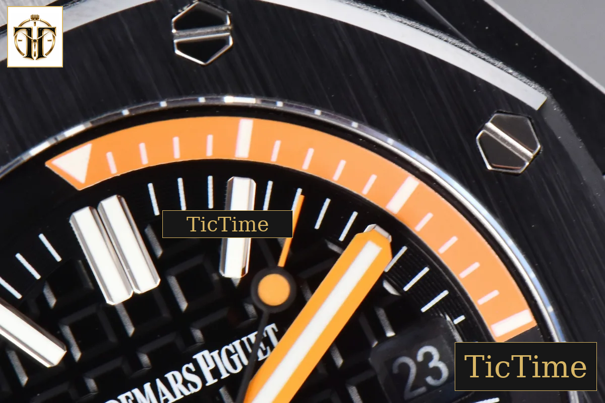 Royal Oak Offshore Diver 42mm IPF Black/Orange Dial Orange Rubber Strap MY9015 — foto 8